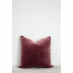 Unari Pomegranate Velvet Cushion by Also Home